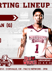 Team infographics, College Basketball, Mississippi State, Mississippi State Basketball, Player Infographic, Starter Line-up, Infographic, SEC